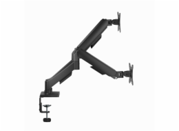Gembird MA-DA2U-01 Nastavitelné rameno pro montáž 2 monitorů s USB porty, 17”-32”, černé