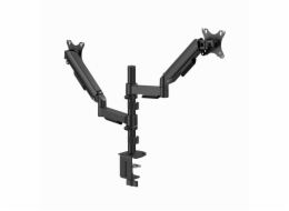 Gembird MA-DA2P-02 Nastavitelné rameno pro montáž 2 monitorů, 17”-32”, černé