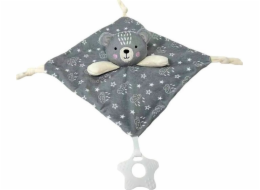 TULILO Plyšová hračka Miluś Miś šedá 25x25 cm