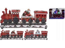 LED vánoční vláček, motiv Santa Claus, 39 cm LED vánoční vláček, motiv Santa Claus, 39 cm