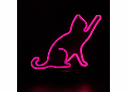 Manta SNL80PK LED lampa světelná dekorace Cat 2 růžová