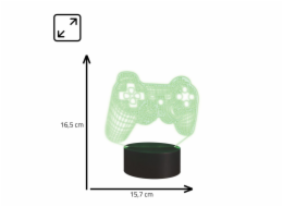 Manta SNL57RGB LED lampa světelná dekorace Gamepad RGB 3D