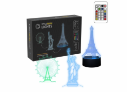 Manta SNL125RGB LED lampa Světelná dekorace Budovy RGB 3D