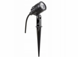 Rabalux Zahradní stojací lampa Turda LED 7060 IP65 1x3W černá transparentní