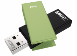 Emtec USB2.0 C350 64GB Brick Green Emtec USB2.0 C350 64GB Brick Green