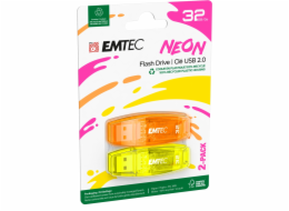 Emtec USB2.0 C410 32GB Neon 2 pcs