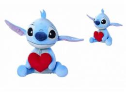 Simba Disney Stitch plyšová hračka se srdcem 50 cm originál Simba Disney Stitch plyšová hračka se srdcem 50 cm originál