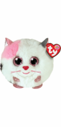 Meteor Plyšová hračka TY Beanie Balls - Bílá kočka
