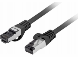 Lanberg Patchcord cat.8.1 S/FTP LSZH CU 0,25m černý, prošel testem Fluke Lanberg Patchcord cat.8.1 S/FTP LSZH CU 0,25m černý, prošel testem Fluke