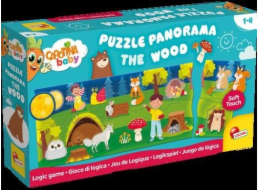 Lisciani Panoramatické puzzle Carotina Baby Puzzle - Les