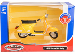 Daffi Skútr MSZ 1:18 1976 VESPA 200 Rally Yellow