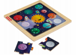 Fisher Price Dřevěné puzzle, vesmír