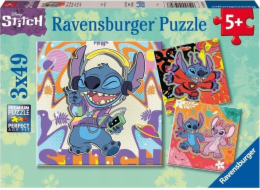 Ravensburger Polska Puzzle 3x49 dílků Stitch