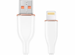 Gembird Nabíjecí a datový kabel USB-A na 8pinový konektor, bílý