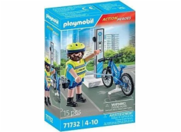 Playmobil Akční hrdinové 71732 Policejní motorkářská hlídka Playmobil Akční hrdinové 71732 Policejní motorkářská hlídka