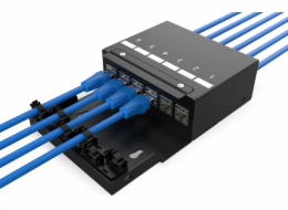 Digitus Konsolidační bodový box 6portové moduly Keystone s inteligentním organizérem kabelů | DN-93708-6