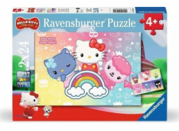 Ravensburger Polska Puzzle 2x24 dílků Hello Kitty Ravensburger Polska Puzzle 2x24 dílků Hello Kitty