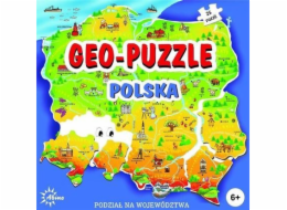 Abino Geo-Puzzle Polsko Puzzles Abino Geo-Puzzle Polsko Puzzles