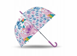 Kids Euroswan Ruční průhledný deštník 19 palců Stitch Kids Euroswan Ruční průhledný deštník 19 palců Stitch