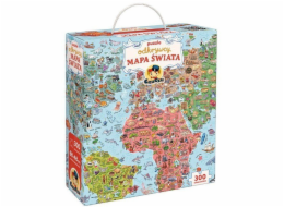 CzuCzu Puzzle pro průzkumníky - Mapa světa 300 dílků CzuCzu Puzzle pro průzkumníky - Mapa světa 300 dílků