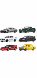 Hot Wheels Auta Streets of Japan 1:64, sada 6 kusů