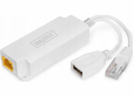 Digitus USB-A 5V PoE-Splitter (weiß, 10/100Mbps)