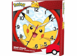Kids Euroswan Nástěnné hodiny Pokémon Pikachu 25 cm