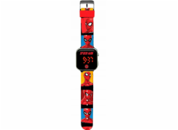 Kids Euroswan LED hodinky Spiderman s kalendářem Kids Euroswan LED hodinky Spiderman s kalendářem