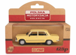 Daffi Vozidlo PRL Fiat 125p žluté Daffi Vozidlo PRL Fiat 125p žluté