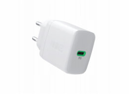 Green Cell USB nabíječka do zásuvky 30W 1x USB-C BÍLÁ
