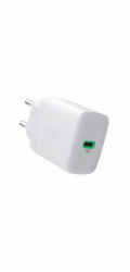 Green Cell USB nabíječka do zásuvky 30W 1x USB-C BÍLÁ