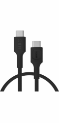 Green Cell Opletený kabel USB-C-USB-C PowerStream 100W 0,3 m černý