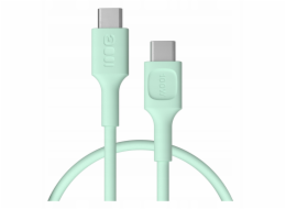 Green Cell Opletený kabel USB-C-USB-C PowerStream 100W 0,3 m zelený