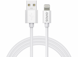 Savio&nbsp;Kabel&nbsp;USB-A&nbsp;na&nbsp;Lightning&nbsp;CL-192&nbsp;1m&nbsp;bílý