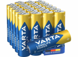 Varta Alkalické baterie R6 (AA) s dlouhou životností, 24 ks, prémiové balení