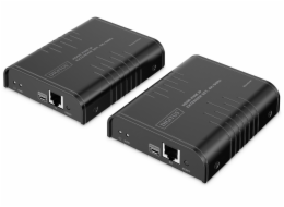 Digitus HDMI KVM IP Extender Set (schwarz, 4K/60Hz)