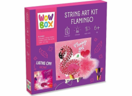 Tm Toys Kreativní sada WOW BOX String Art Flamingo Tm Toys Kreativní sada WOW BOX String Art Flamingo