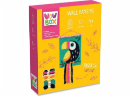 Tm Toys Kreativní sada WOW BOX s makramé tukanem Tm Toys Kreativní sada WOW BOX s makramé tukanem