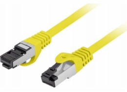 Lanberg Patchcord cat.8.1 S/FTP LSZH CU 3m žlutý, fleke schválený