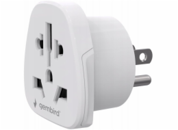 Gembird Americký světový 10A napájecí adaptér