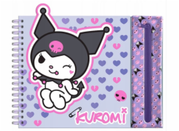 Kids Euroswan Kreativní sada Kuromi Hello Kitty s pastelkami Kids Euroswan Kreativní sada Kuromi Hello Kitty s pastelkami
