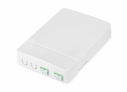 DIGITUS DN-931096 FTTH nástěnná zásuvka, 2x LC(APC) DX adaptér, pro povrchovou montáž