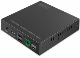 Digitus&nbsp;HDMI&nbsp;Fiber&nbsp;KVM&nbsp;IP&nbsp;Receiver&nbsp;(schwarz,&nbsp;4K/60Hz)