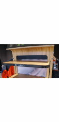 GIRO GIRO SLATWALL SHELF police na boty, kovová s dřevěným povrchem, 4 ks spacewall