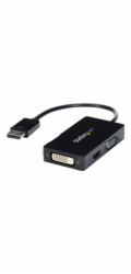 StarTech DisplayPort AV adaptér - HDMI - D-Sub (VGA) - DVI-D černý (DP2VGDVHD)