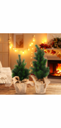 Home Styling Collection Kolekce pro domácí styling Umělý stromek v jutovém květináči, 45 cm