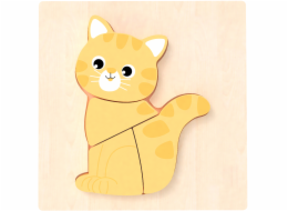 BABU - Ručně vyráběné puzzle - Kočička