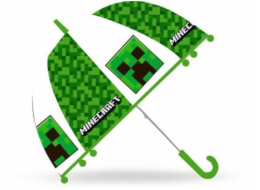 Kids Euroswan Minecraft Manual Průhledný zelený deštník Kids Euroswan Minecraft Manual Průhledný zelený deštník