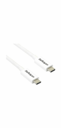 StarTech 6.6ft (2m) Thunderbolt 3 Cable, 20Gbps, 100W PD, 4K Video, Thunderbolt-Certified, Compatible w/ TB4/USB 3.2/DisplayPort - Kabel Thunderbolt - USB-C (M) do USB-C (M) - USB 3.1 Gen 2 / Thunderb