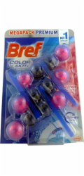 Bref WC blok Color Aktiv Fresh Flower 3x50g